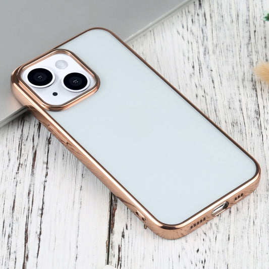 For iPhone 13 Ultra-thin Electroplating TPU Protective Case(Rose Gold) by buy2fix