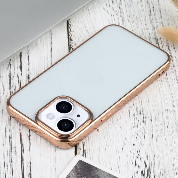 For iPhone 13 Ultra-thin Electroplating TPU Protective Case(Rose Gold) - iPhone 13 Cases by buy2fix | Online Shopping UK | buy2fix