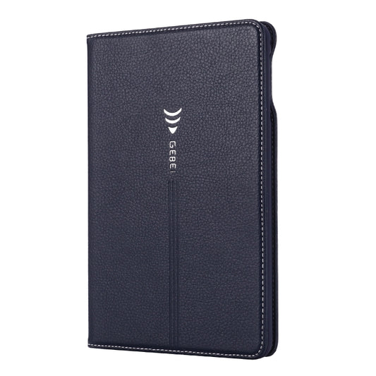 For iPad Mini 2019 & 4 & 3 & 2 & 1 GEBEI PU+TPU Horizontal Flip Protective Case with Holder & Card Slots(Blue) - iPad mini (2019) / mini 5 Cases by GEBEI | Online Shopping UK | buy2fix