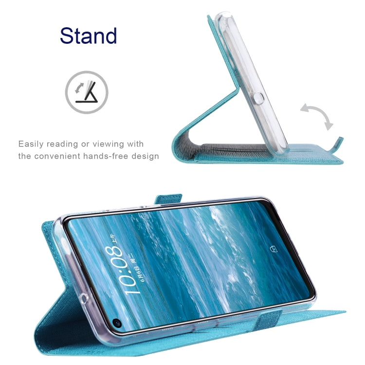 ViLi K Series Shockproof TPU + PU Leather Magnetic Buckle Horizontal Flip Case with Card Slots & Wallet & Holder For Motorola Moto Edge 20 Lite(Blue) by ViLi