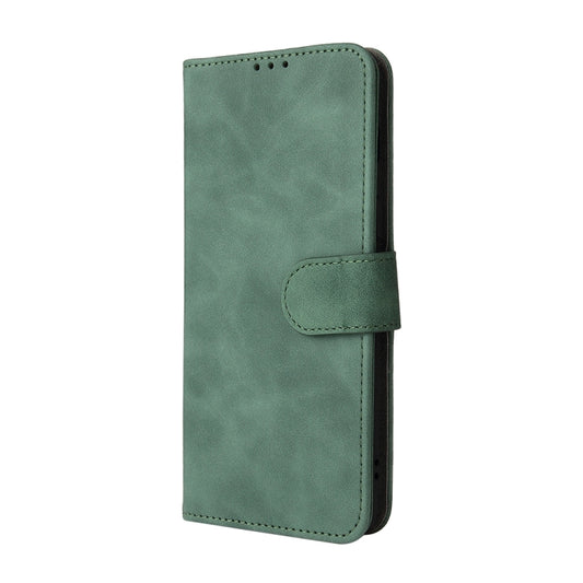 For OnePlus Nord 2 5G Solid Color Skin Feel Magnetic Buckle Horizontal Flip Calf Texture PU Leather Case with Holder & Card Slots & Wallet(Green) by buy2fix