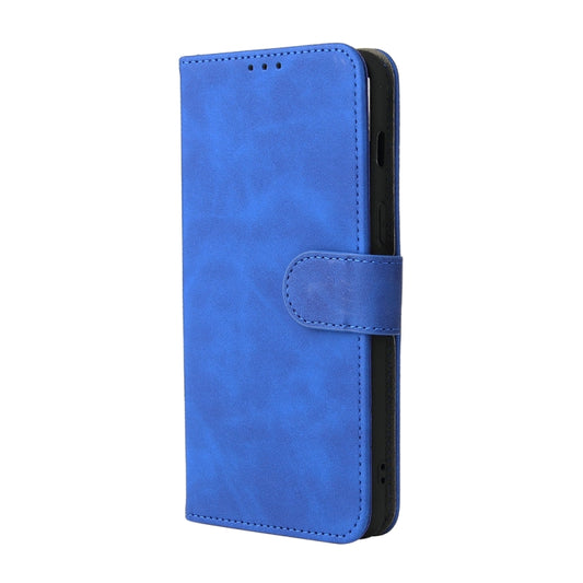 For OnePlus Nord 2 5G Solid Color Skin Feel Magnetic Buckle Horizontal Flip Calf Texture PU Leather Case with Holder & Card Slots & Wallet(Blue) by buy2fix