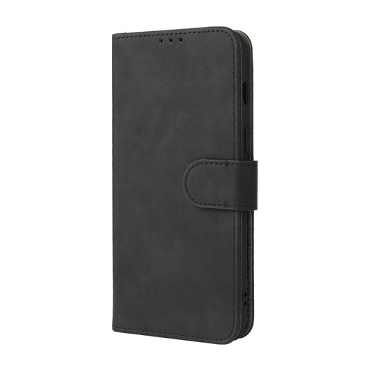 For OnePlus Nord 2 5G Solid Color Skin Feel Magnetic Buckle Horizontal Flip Calf Texture PU Leather Case with Holder & Card Slots & Wallet(Black) by buy2fix