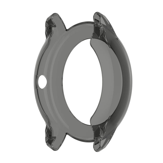 For Xiaomi IMILAB KW66 / YAMAY SW022 Half Coverage Hollowed TPU Protective Case(Transparent Black) by buy2fix