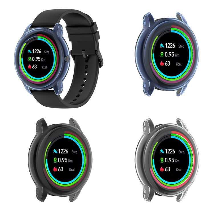 For Xiaomi IMILAB KW66 / YAMAY SW022 Half Coverage Hollowed TPU Protective Case(Transparent White) by buy2fix