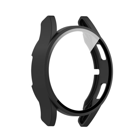 For Samsung Galaxy Watch4 44mm PC Protective Case with Tempered Glass Film(Black) by buy2fix
