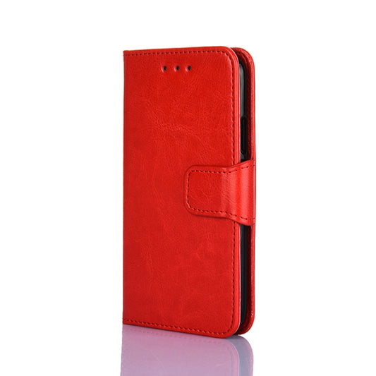 For iPhone 13 Crystal Texture Horizontal Flip Leather Case with Holder & Card Slots & Wallet(Red) by buy2fix
