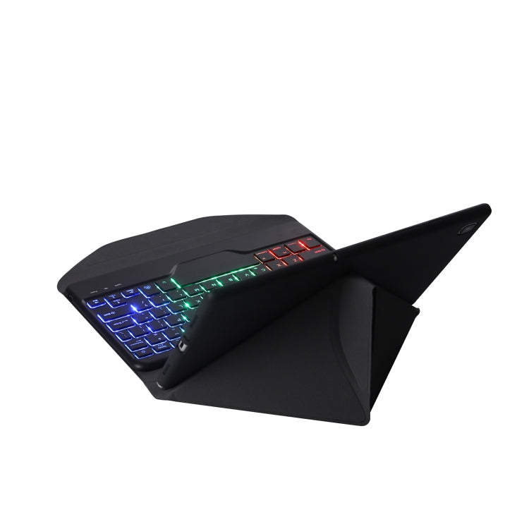 BM13S Backlight Edition Diamond Texture Detachable Bluetooth Keyboard Leather Tablet Case with Pen Slot & Triangular Back Support For Lenovo Pad Pro 11.5 inch 2021 TB-J716F / Tab P11 Pro 11.5 inch TB-J706F(Black) by buy2fix