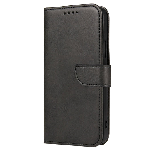 For iPhone 13 Calf Texture Buckle Horizontal Flip Leather Case with Holder & Card Slots & Wallet(Black) by buy2fix