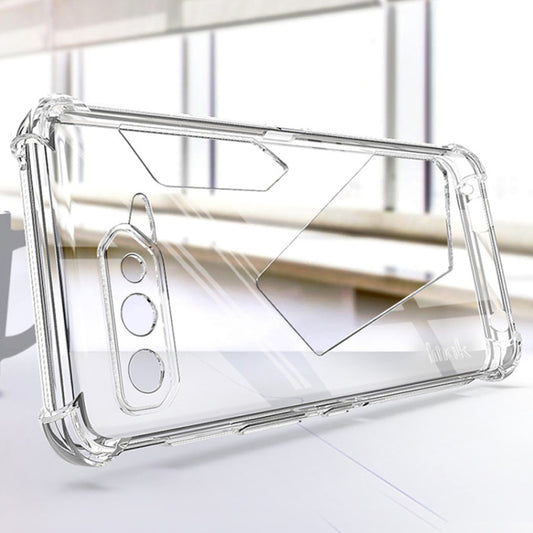 For Asus ROG Phone 5 Pro / 5s Pro IMAK All Coverage Shockproof Airbag TPU Case with Screen Protector(Transparent) by imak