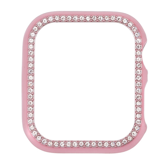 Metal Diamond Protective Watch Case For Apple Watch Series 6 / 5 / 4 / Watch SE 44mm(Pink) by buy2fix