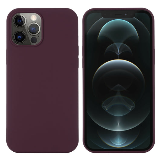 For iPhone 13 Pro Max Shockproof Silicone Magnetic Magsafe Case (Plum Color) - iPhone 13 Pro Max Cases by buy2fix | Online Shopping UK | buy2fix