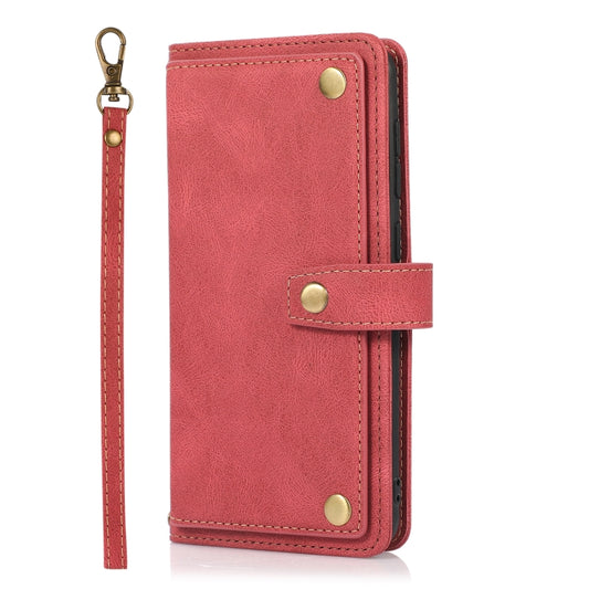 For Samsung Galaxy A50 / A30s / A50s PU + TPU Horizontal Flip Leather Case with Holder & Card Slot & Wallet & Lanyard(Wine Red) by buy2fix