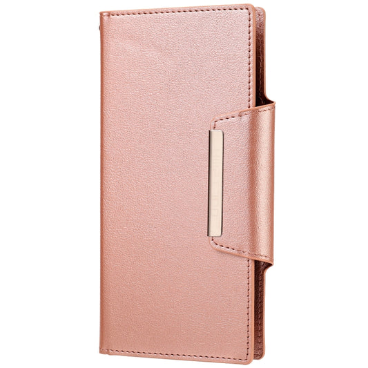 For Samsung Galaxy S21 5G Ultra-thin Separable Magnetic Horizontal Flip Leather Case with Card Slot & Wallet(Pink) by buy2fix