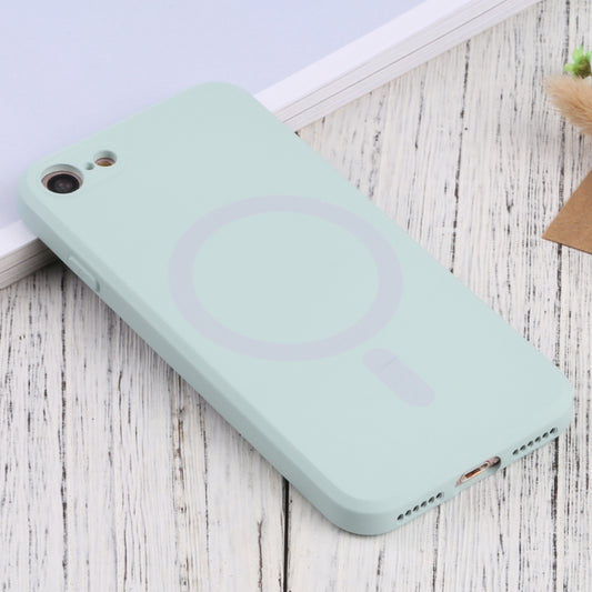 For iPhone SE 2022 / SE 2020 / 8 / 7 Silicone Full Coverage Shockproof Magsafe Case(Baby Blue) by buy2fix