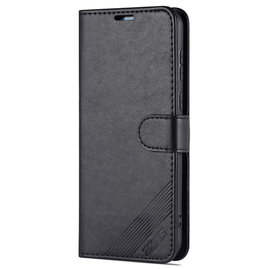 For Huawei P50 Pro AZNS Sheepskin Texture Horizontal Flip Leather Case with Holder & Card Slots & Wallet(Black) by AZNS