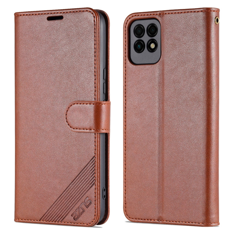 For Huawei Maimang 10 SE 5G AZNS Sheepskin Texture Horizontal Flip Leather Case with Holder & Card Slots & Wallet(Brown) - Huawei Cases by AZNS | Online Shopping UK | buy2fix