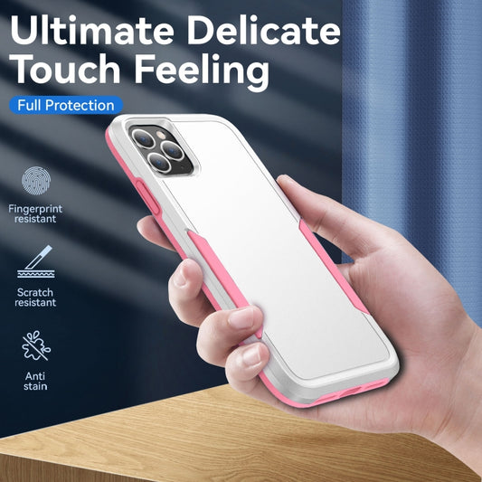 For iPhone 11 Pro Max Pioneer Armor Heavy Duty Shockproof Phone Case (White) by buy2fix