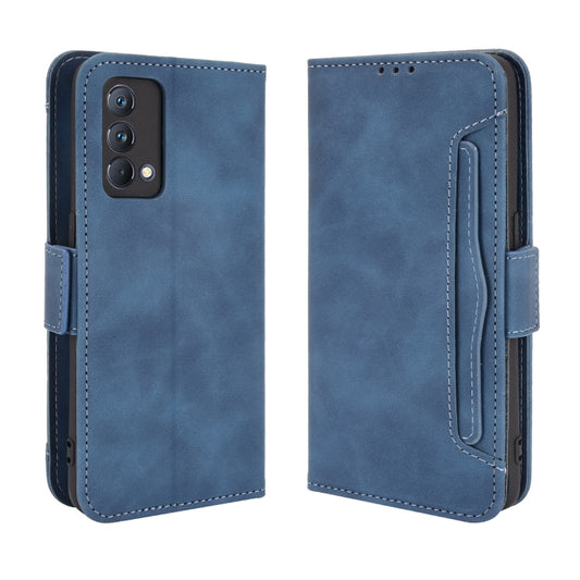 For OPPO Realme GT Master Skin Feel Calf Pattern Horizontal Flip Leather Case with Holder & Card Slots & Photo Frame(Blue) by buy2fix