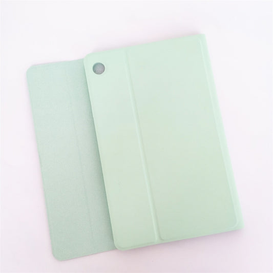 For Lenovo Smart Tab M10 HPD Plus TB-X606F 10.3 inch LX103 Solid Color Detachable Square Keycap Bluetooth Keyboard Leather Tablet Case with Stand(Green) by buy2fix
