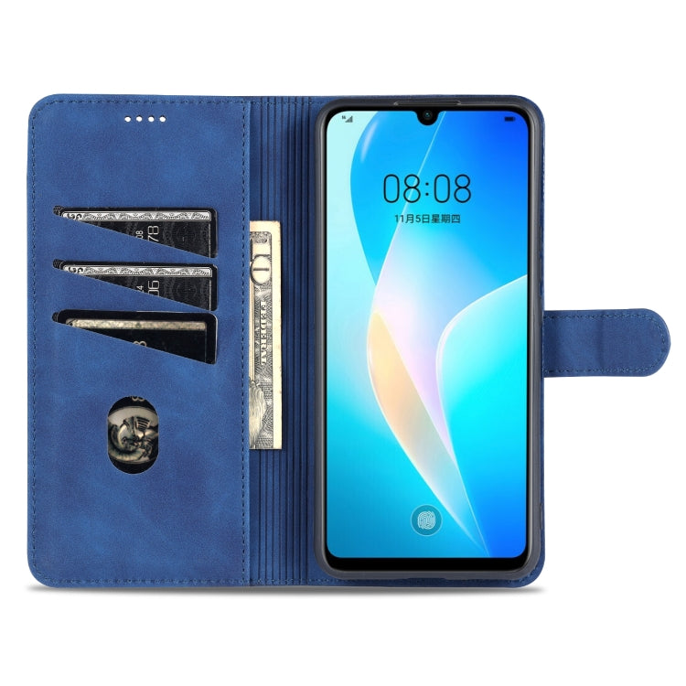 For Huawei nova 8 SE AZNS Skin Feel Calf Texture Horizontal Flip Leather Case with Card Slots & Holder & Wallet(Brown) - Huawei Cases by AZNS | Online Shopping UK | buy2fix