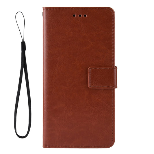For iPhone 13 Pro Max Crazy Horse Texture Horizontal Flip Leather Case with Holder & Card Slots & Lanyard (Brown) by buy2fix