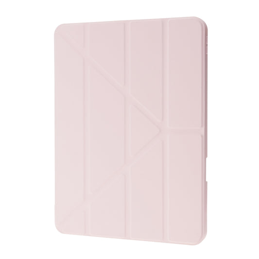 Deformation Transparent Acrylic Horizontal Flip PU Leather Case with Multi-folding Holder & Sleep / Wake-up Function & Pen Slot For iPad Air 2022 / 2020 10.9(Rose Gold) - iPad Air (2022) / (2020) 10.9 Cases by buy2fix | Online Shopping UK | buy2fix