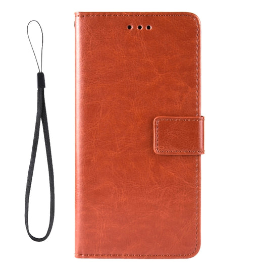 For Doogee N40 Pro Crazy Horse Texture Horizontal Flip Leather Case with Holder & Card Slots & Lanyard(Brown) by buy2fix