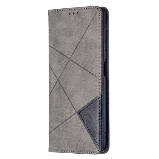 For Xiaomi Mi 11T Rhombus Texture Horizontal Flip Magnetic Leather Case with Holder & Card Slots(Brown) by buy2fix