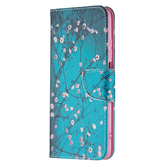 For Xiaomi Redmi 10 Colored Drawing Pattern Horizontal Flip Leather Case with Holder & Card Slots & Wallet(Plum Blossom) by buy2fix