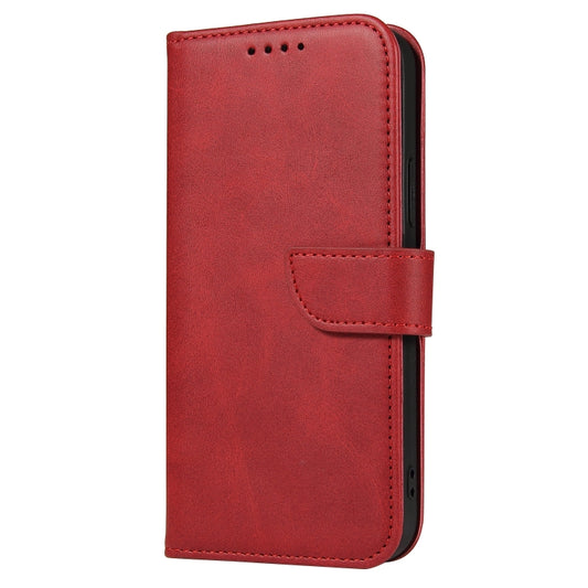 For iPhone 12 mini Calf Texture Buckle Horizontal Flip Leather Case with Holder & Card Slots & Wallet (Red) by buy2fix