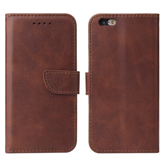Calf Texture Buckle Horizontal Flip Leather Case with Holder & Card Slots & Wallet For iPhone 6 Plus & 6s Plus(Brown) by buy2fix