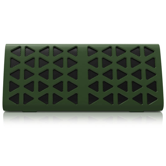 NewRixing NR-3021 TWS Hollow Triangle Pattern Bluetooth Speaker(Green) - Desktop Speaker by NewRixing | Online Shopping UK | buy2fix