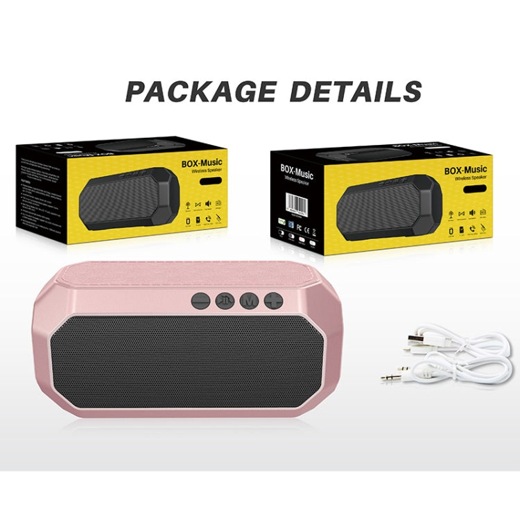 NewRixing NR-4000 TWS Mesh Polygon Music Box Concept Bluetooth Speaker(Silver) by NewRixing