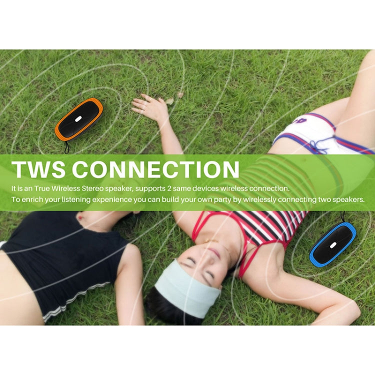 NewRixing NR-4022 TWS Two-color Bluetooth Speaker with Handle(Black) - Desktop Speaker by NewRixing | Online Shopping UK | buy2fix