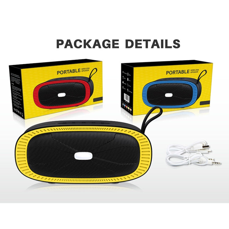 NewRixing NR-4022 TWS Two-color Bluetooth Speaker with Handle(Yellow) - Desktop Speaker by NewRixing | Online Shopping UK | buy2fix
