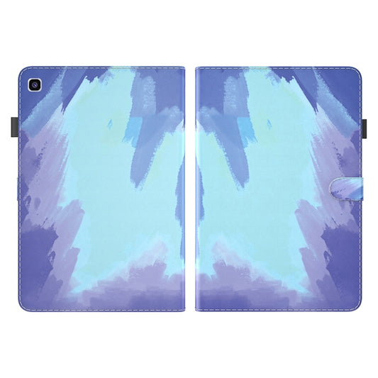 For Samsung Galaxy Tab A 8.0 2019 T290 / T295 / T297 Voltage Watercolor Pattern Skin Feel Magnetic Horizontal Flip PU Leather Case with Holder & Card Slots & Photo Frame(Winter Snow) by buy2fix