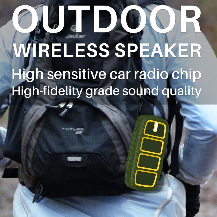 NewRixing NR-5018 Outdoor Portable Bluetooth Speaker, Support Hands-free Call / TF Card / FM / U Disk(Red+Black) - Desktop Speaker by NewRixing | Online Shopping UK | buy2fix