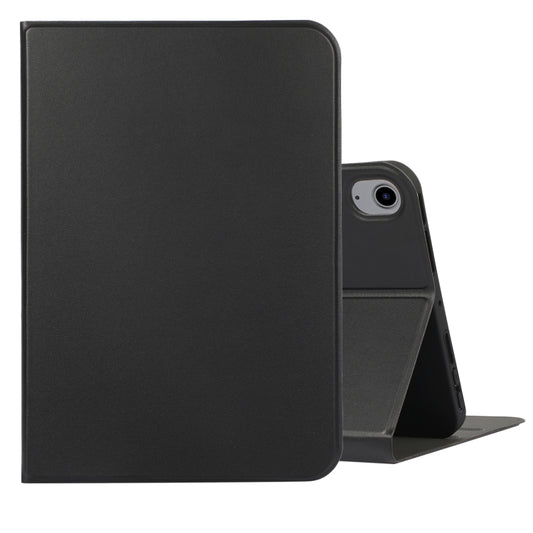 For iPad mini 6 / mini 2024 Voltage Craft Texture Leather Tablet Case with Holder(Black) - iPad mini 6 Cases by buy2fix | Online Shopping UK | buy2fix