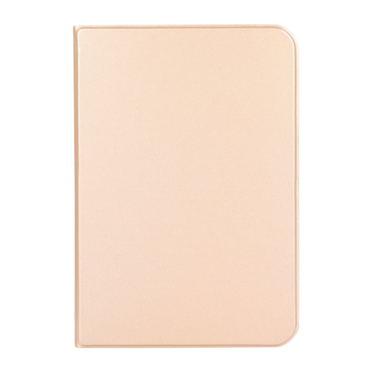 For iPad mini 6 / mini 2024 Voltage Craft Texture Leather Tablet Case with Holder(Gold) - iPad mini 6 Cases by buy2fix | Online Shopping UK | buy2fix