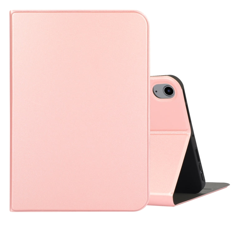 For iPad mini 6 / mini 2024 Voltage Craft Texture Leather Tablet Case with Holder(Rose Gold) - iPad mini 6 Cases by buy2fix | Online Shopping UK | buy2fix