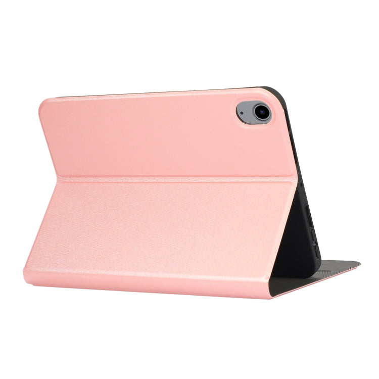 For iPad mini 6 / mini 2024 Voltage Craft Texture Leather Tablet Case with Holder(Rose Gold) - iPad mini 6 Cases by buy2fix | Online Shopping UK | buy2fix
