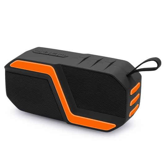 NewRixing NR-5019 Outdoor Portable Bluetooth Speaker, Support Hands-free Call / TF Card / FM / U Disk(Orange) - Desktop Speaker by NewRixing | Online Shopping UK | buy2fix