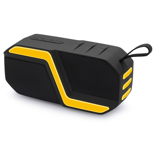 NewRixing NR-5019 Outdoor Portable Bluetooth Speaker, Support Hands-free Call / TF Card / FM / U Disk(Yellow) - Desktop Speaker by NewRixing | Online Shopping UK | buy2fix