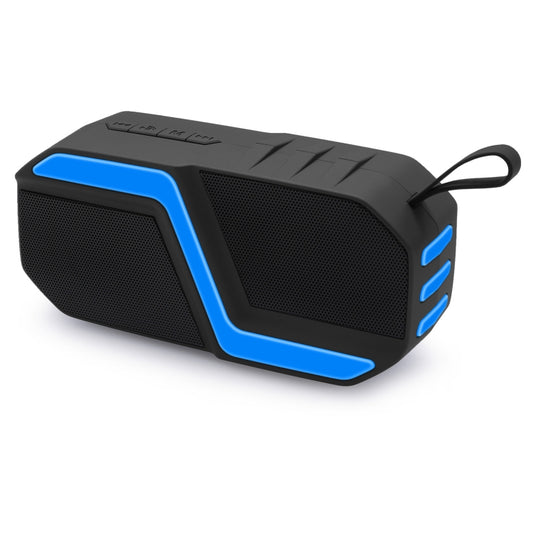 NewRixing NR-5019 Outdoor Portable Bluetooth Speaker, Support Hands-free Call / TF Card / FM / U Disk(Blue) - Desktop Speaker by NewRixing | Online Shopping UK | buy2fix