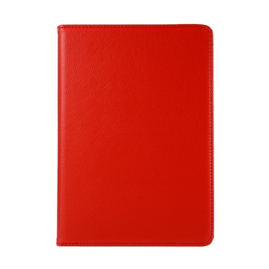 For Huawei MediaPad T3 10 Litchi Texture Horizontal Flip 360 Degrees Rotation Leather Case with Holder(Red) by buy2fix