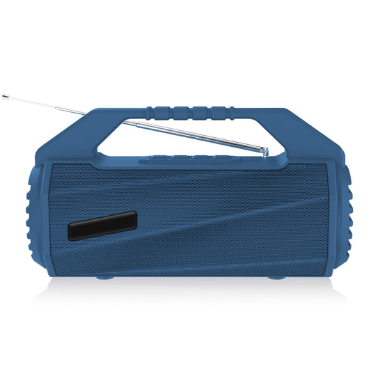 NewRixing NR-4025FM Outdoor Splash-proof Water Portable Bluetooth Speaker, Support Hands-free Call / TF Card / FM / U Disk(Blue) - Desktop Speaker by NewRixing | Online Shopping UK | buy2fix