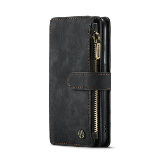 For iPhone 11 Pro CaseMe-C30 PU + TPU Multifunctional Horizontal Flip Leather Case with Holder & Card Slot & Wallet & Zipper Pocket (Black) by CaseMe
