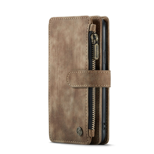 For iPhone 11 Pro CaseMe-C30 PU + TPU Multifunctional Horizontal Flip Leather Case with Holder & Card Slot & Wallet & Zipper Pocket (Brown) by CaseMe