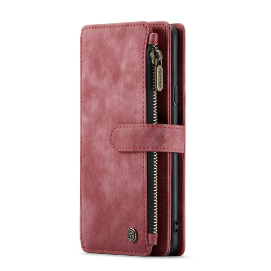 For Samsung Galaxy S9+ CaseMe-C30 PU + TPU Multifunctional Horizontal Flip Leather Case with Holder & Card Slot & Wallet & Zipper Pocket(Red) - Galaxy Phone Cases by CaseMe | Online Shopping UK | buy2fix